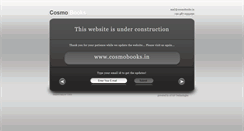 Desktop Screenshot of cosmobooks.in